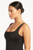 Sea Level Essentials Square Nk One Piece